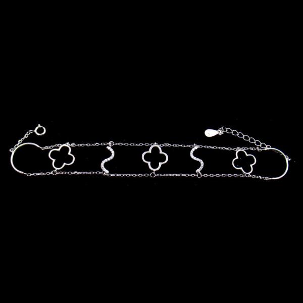 Women's 925 Sterling Silver Tennis Bracelet / Light 925 CZ Tennis Bracelet