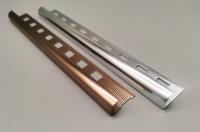 Les bandes faisantes le coin de polissage de canal en aluminium de C ont courbé des profils ronds d'extrusion
