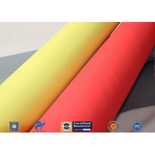 Silicone Coated Fiberglass Fabric 28.3OZ 0.65MM Grey Fire Smoke Curtain Cloth