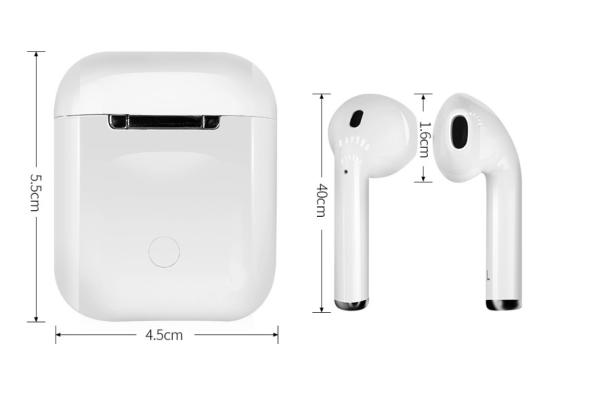 Inpods 12 Pop up Window Connection TWS 5.0 Stereo Mini Wireless Bluetooth Earphone For iPhone Android