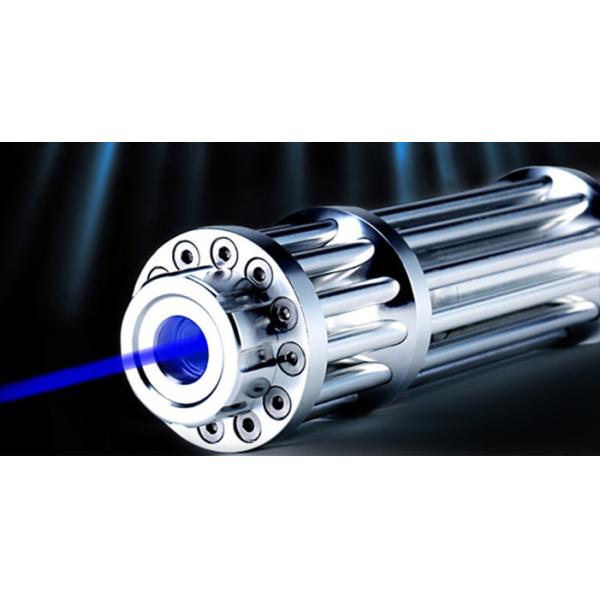 горение алюминиевой голубой ручки указателя лазера 445~450nm высокое сильное