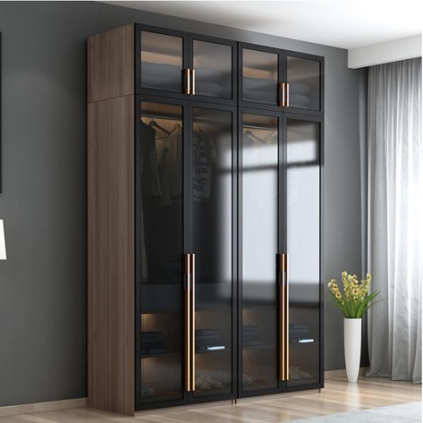 шкаф раздвижных дверей шкафа двери спальни 22mm стеклянный для мебели спальни
