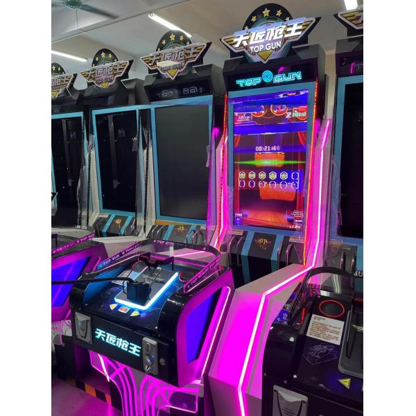 2 jugadores shooter interactivo máquina de arcade con color luminoso