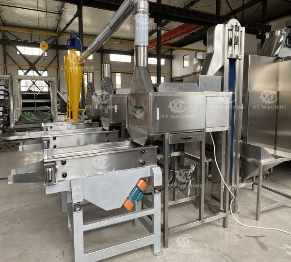 SS304 Double-layer Vibrating Screen for Food Processing