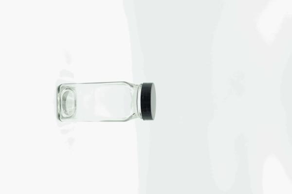 Food Grade Clear FDA 500ml Spice Herbs Square Glass Jars With Lid