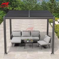 GV à abats-sons extérieur de preuve de putréfaction de pergola de hard-top réglable