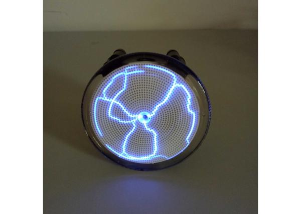 Sound Active Pocket  2.5 Inch Plasma Lightning Plate , Mini Plasma Plate Light