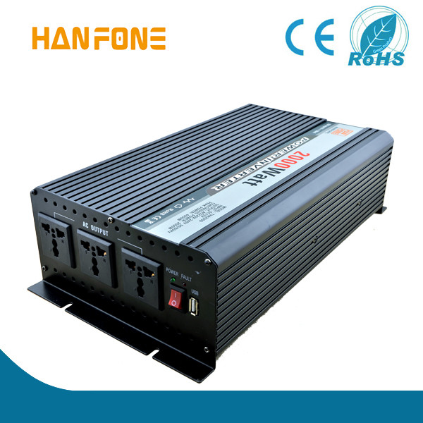 HANFONG Modified sine wave inverter 2000w inversor, inversor máquina de soldar, onda sinusoidal pura inversor DC TO AC