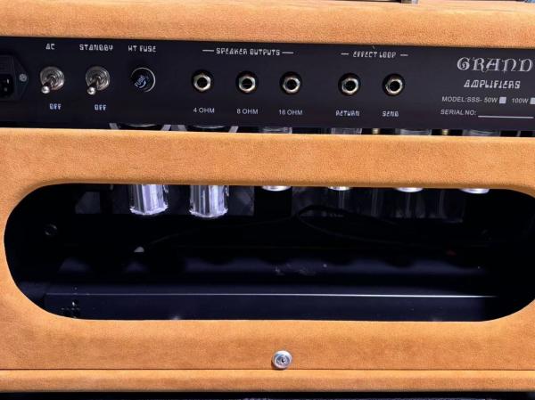 2024 HOT!!! Dumble #002 Version Clone SSS20-Steel String Singer SSS Tube Amp Head 20Watt in Suede Brown with Original Knobs