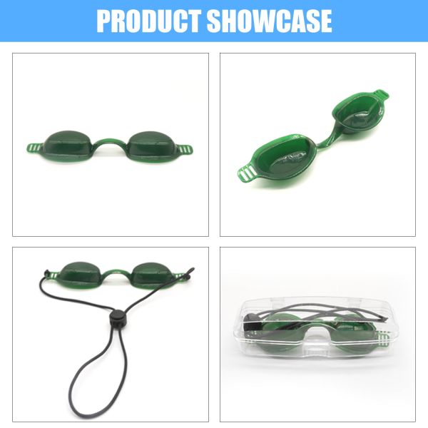 2024 Hot Sale High Quality Sunbathing Goggles Soft Silicone Eyepatch Adjustable Eyewear Protection Beauty IPL-Laser Eyecup