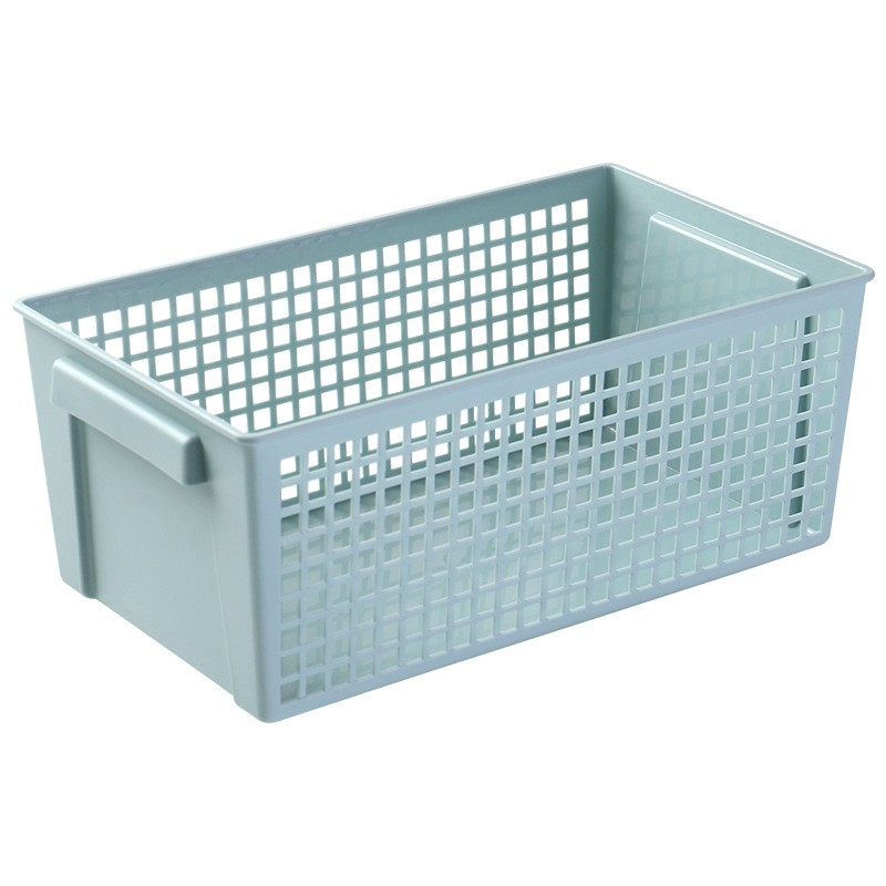 Custom Plastic Rectangle Storage Basket for Kitchen Living Room Bath Toy Organizer Clothing Snack Storage