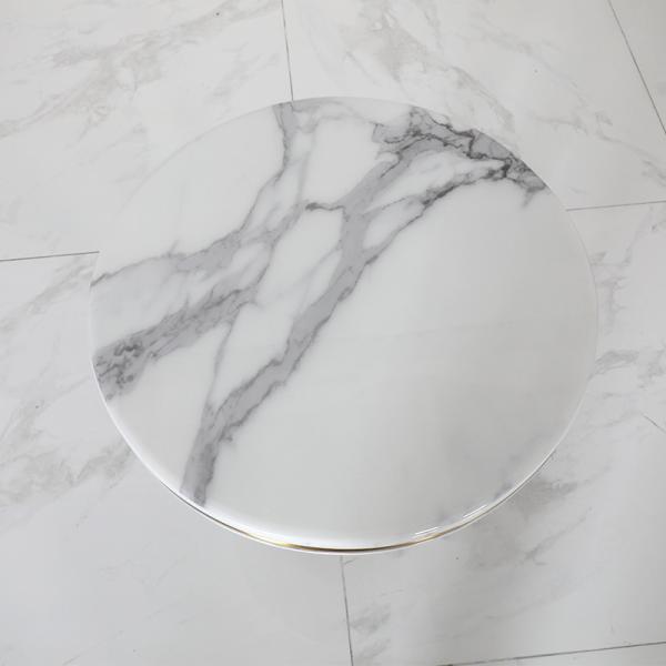 Dia 500*550mm Ss Side Table Satin Finish In Living Room