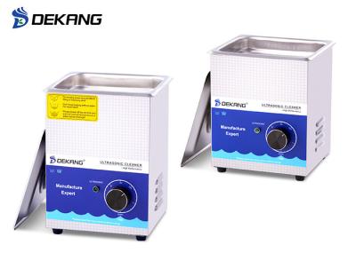 Timing SUS 304 Mechanical Ultrasonic Cleaner , 1.3L Small Ultrasonic Jewelry Cleaner 