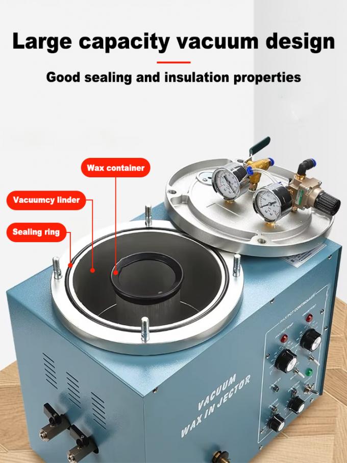 Precision Wax Injection Machine with 0-85 Degree Temperature Range 3kg Wax Content and 510W Power for Jewelry Manufacturing