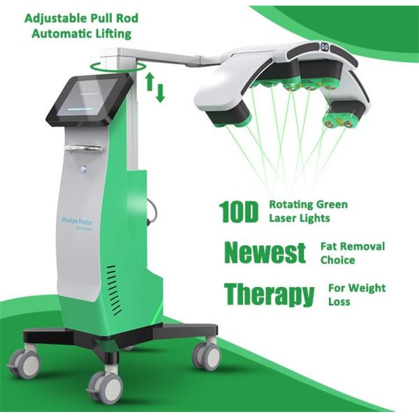 10d Emerald Laser Machine Therapy Non Invasive Fat Loss 635nm 532nm Slimming