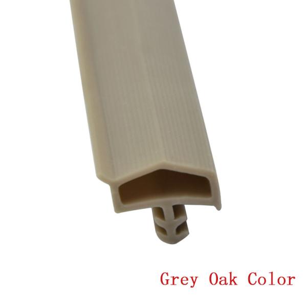 Roof Shaped Wooden Door Seal Strip Thermoplastic Elastomer Seals With Fin 12x6mm