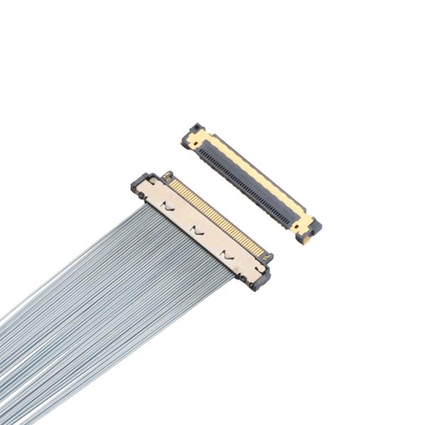 KEL XSL20-48S 0.25 mm Pitch Micro Coaxial Cable Application 44AWG 46AWG