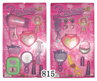 Fashion beauty set with hairdryer,mirror,lipstick,comb