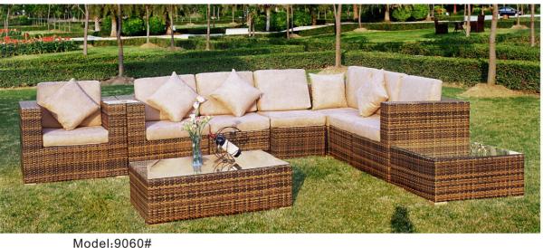 outdoor sofa furniture rattan modular sofa --9060
