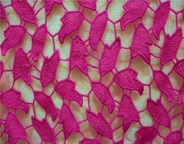 Garment Accessories Chemical Lace Fabric  Water Soluble Embroidery  lace fabric Like Fish  in Different  Color