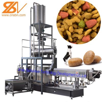 Pet Food Extruder Machine Puffing Snack / Dog Food Processing Plant