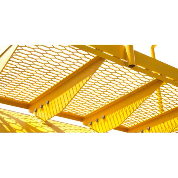 Industrial Steel Expanded Mesh Diamond Expanded Steel Stretched Metal Grating