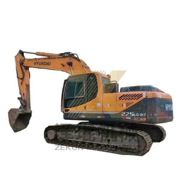 Used Hyundai R225-9 Crawler Excavator 1.05m³ Bucket Cummins Engine