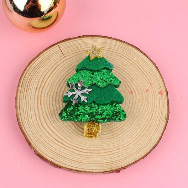 Christmas Girls Hair Accessories Set Hair Clips Christmas Bows Hair Clips Girls Hairpin For Children And Adults
