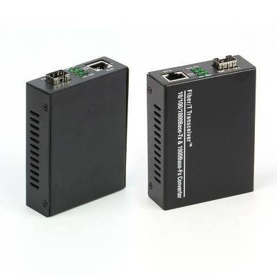 rede Ethernet do conversor dos meios da fibra ótica de 10/100/1000M SFP