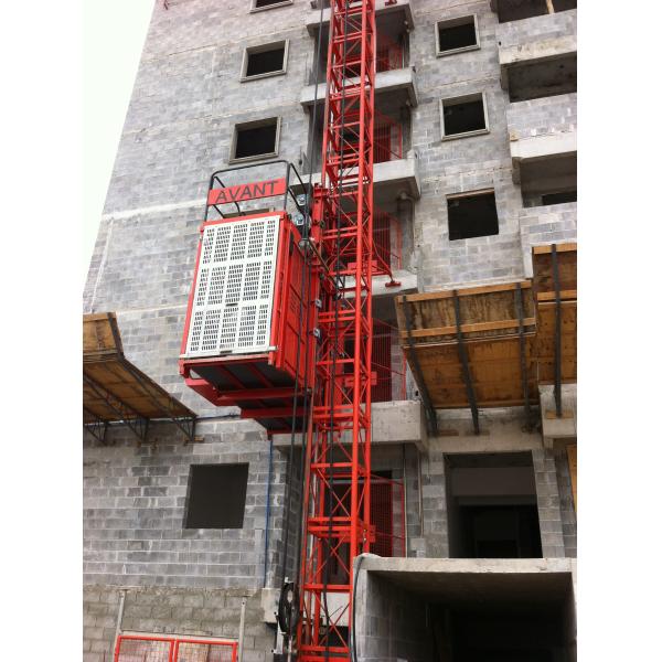 Safety Transport Platforms / Material Lift For Construction Customized