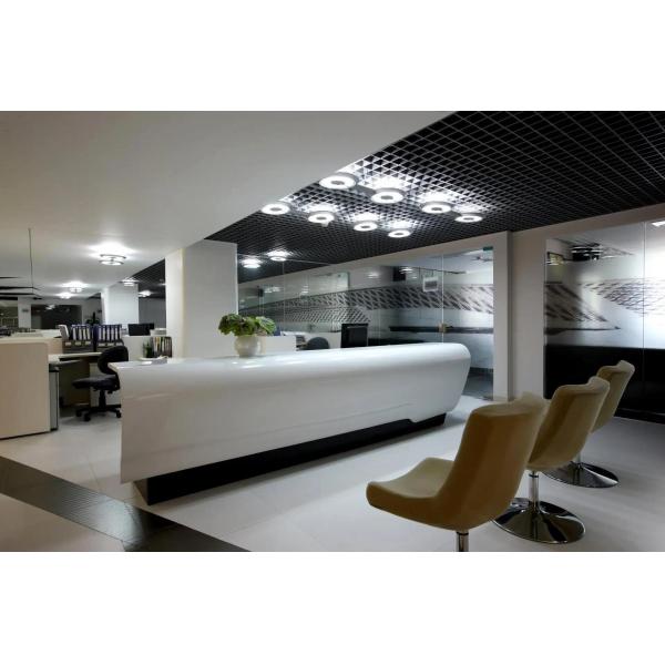 Fireproof Aluminum Ceiling Design 2mm Thick Panel Sound Absorption Ceiling