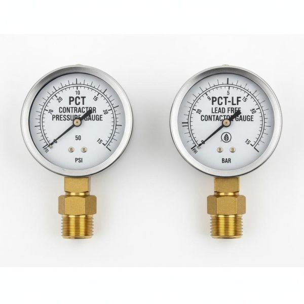 WINTERS  PCT CONTRACTOR PRESSURE GAUGE/ PCT-LF LEAD FREE CONTRACTOR GAUGE