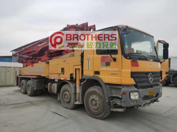 Semi-Dry Shotcrete Used Concrete Pump Putzmeister on Benz From Germany Original 46m 42m