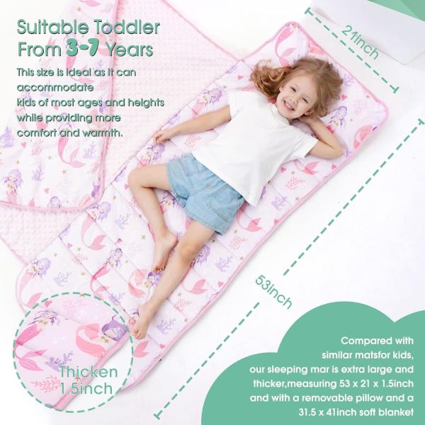Machine Washable Customizable Nap Blanket For Kindergarten Nursery Nap Mat