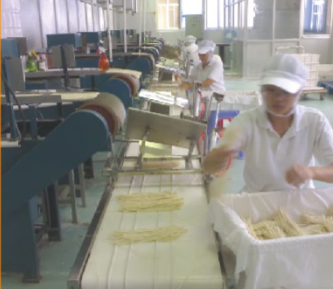 Cookie / Noodle Food Conveyor System 85kw With Great Loading Capacity