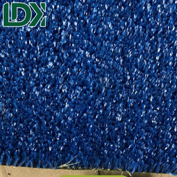 High Quality  Artificial Grass Free Of Filling Bule Curved Padel Court