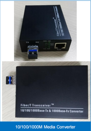 10/100/1000M Media converter Specification
