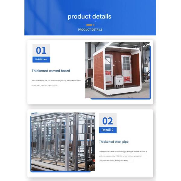 Outdoor Public Toilets Portable and Shower-Ready for Any Occasion