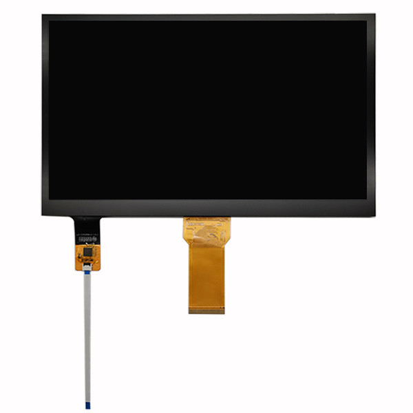 10,1 дисплей 1024x600 дюйма PCAP TFT ставит точки интерфейс RGB с СИД освещает контржурным светом
