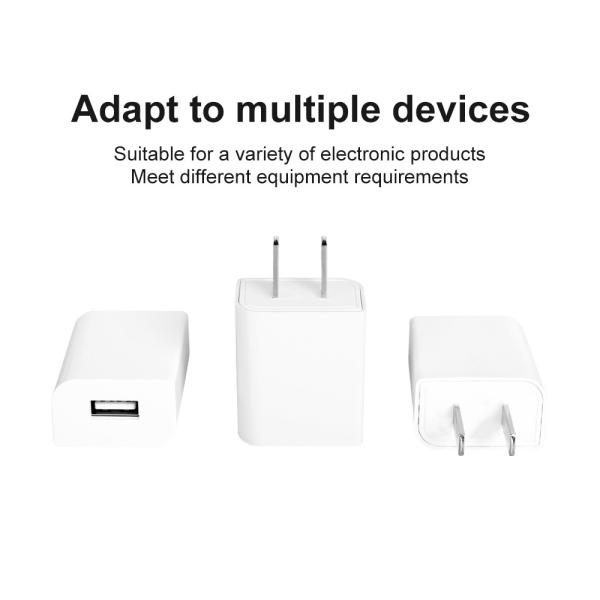 5V 1A USB Wall Charger For Cell Phone IP20 Protection Grade RoHS
