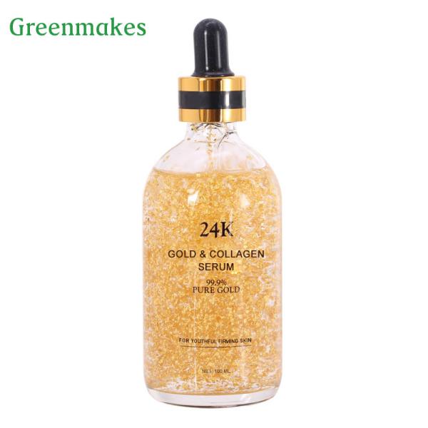 Private Label 24K Gold Face Serum , Anti Aging / Anti Wrinkle Facial Serum