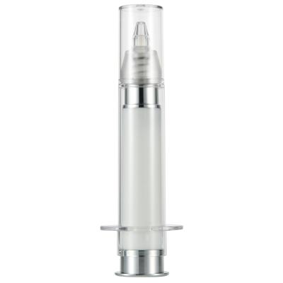 Screen Printing Empty Cosmetic Airless Bottle Eye Serum Bottle 15ml