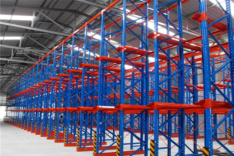 Drive In And Drive Through Racking Space Saving Warehouse Storage Shelves OEM Available