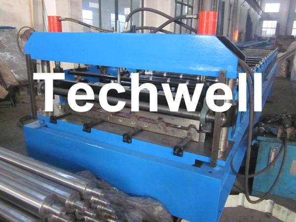 5.5 Kw Main Motor Power Color Steel Roof Wall Panel Roll Forming Machine For Roofing