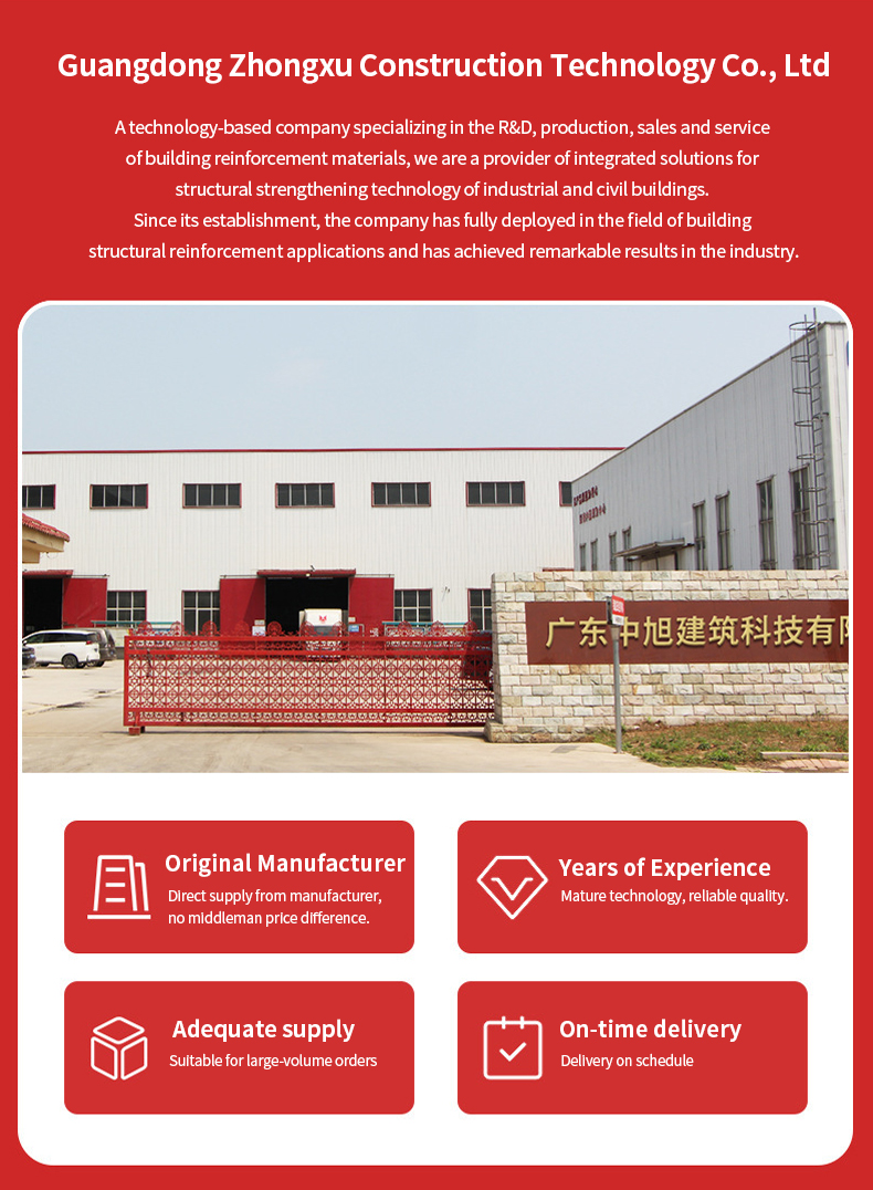 High Strength Grade-A Epoxy Resin Concrete Structural Adhesive Concrete Structural Chemical Anchor Adhesive Manufacturer