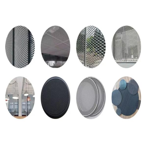 Stainless Steel Expanded Metal Mesh Diamond Mesh Steel For Filter Elements