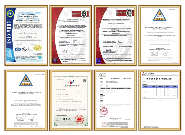 Absorbent Stretchable Cotton Makeup Pads Toner Application and Wet Compress Use