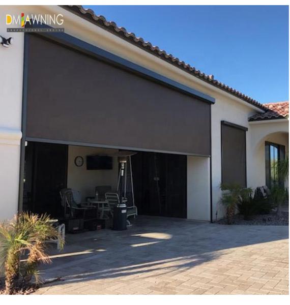 Aluminum Vertical Blind Outdoor Window Shade Outdoor Sunscreen Blind