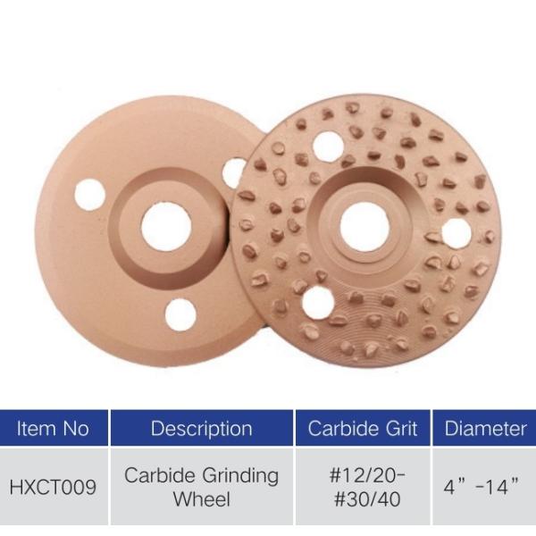 Durable Brazed Carbide Grinding Wheel For Rubber And Wood Materials