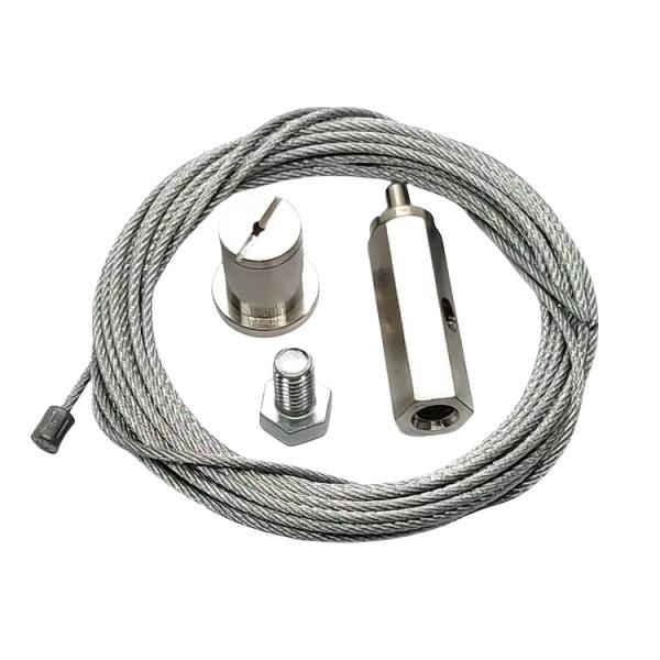 Stainless Steel Cable Gripper Suspension Kit for Lighting Systems